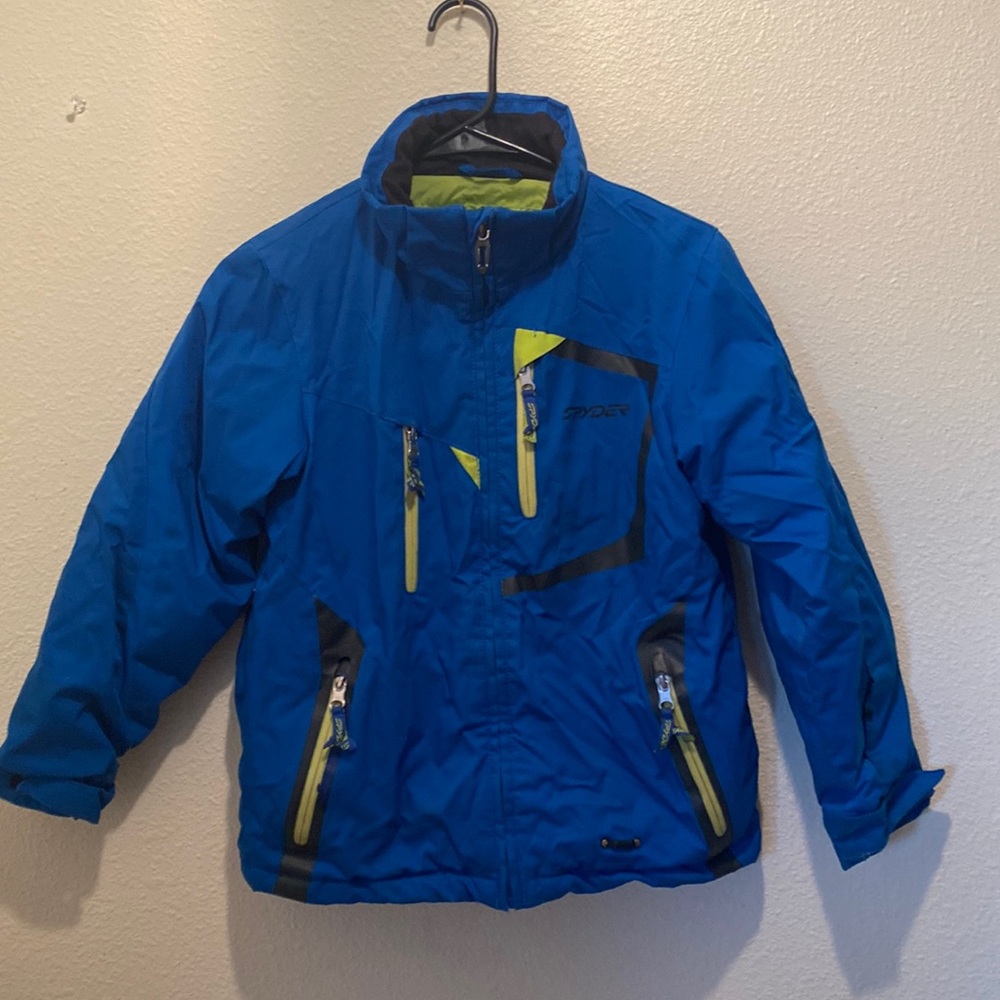 Boys Size 10 Spider Ski Coat